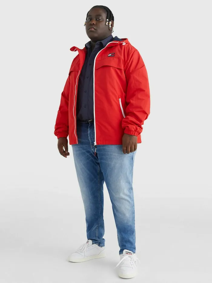Tommy Hilfiger Plus Chicago Windbreaker Deep Crimson Mens Coats and Jackets For Sale