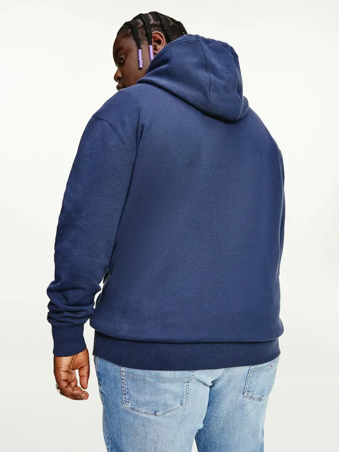 Tommy Hilfiger Plus Essential Logo Hoody Twilight Navy Mens Sweatshirts and Hoodies Near Me