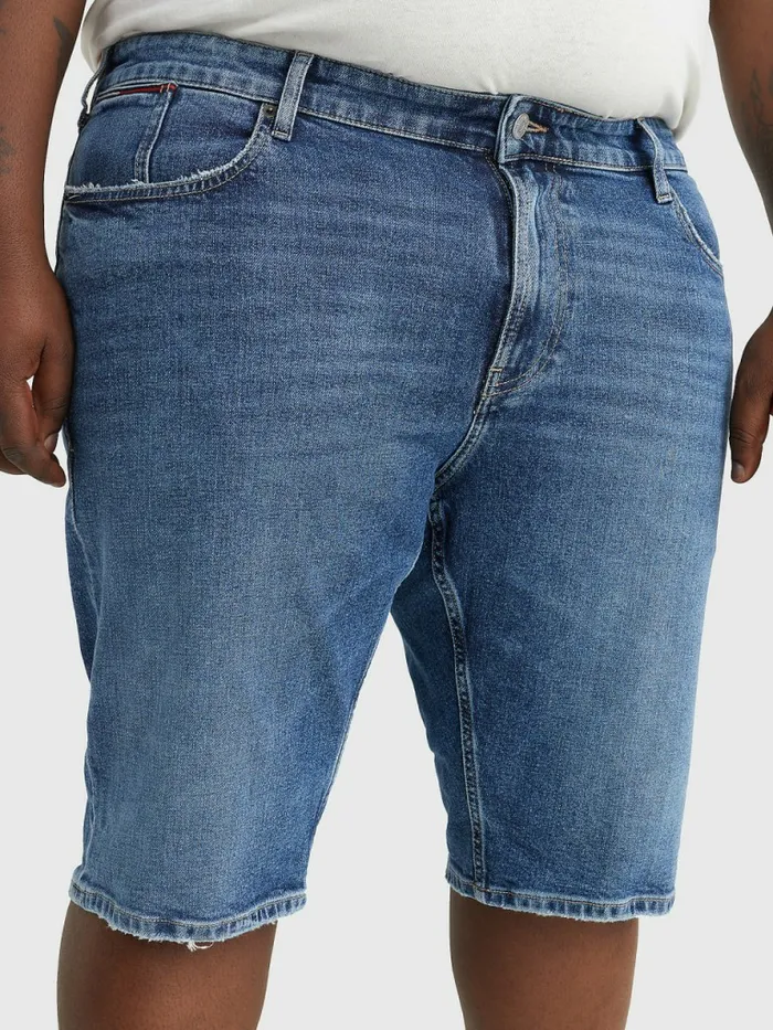 Tommy Hilfiger Plus Regular Denim Shorts Denim Medium Mens Plus Size Clothing Sale Tommy Hilfiger Plus Regular Denim Shorts Denim Medium Mens Plus Size Clothing Sale