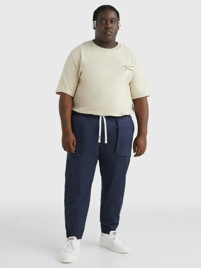 Tommy Hilfiger Plus Scanton Slim Fit Joggers Twilight Navy Mens Trousers