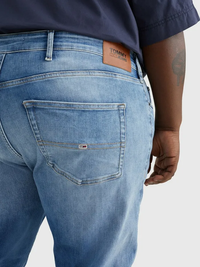 Tommy Hilfiger Plus Scanton Slim Jeans Denim Medium Mens Plus Size Clothing Popular