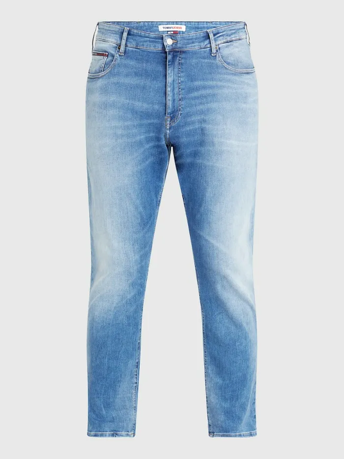 Tommy Hilfiger Plus Scanton Slim Jeans Denim Medium Mens Plus Size Clothing Popular