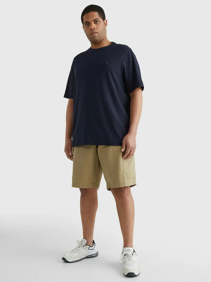 Tommy Hilfiger Plus Stretch Organic Cotton Slim Fit TShirt Desert Sky Mens TShirts Cheap On Sale