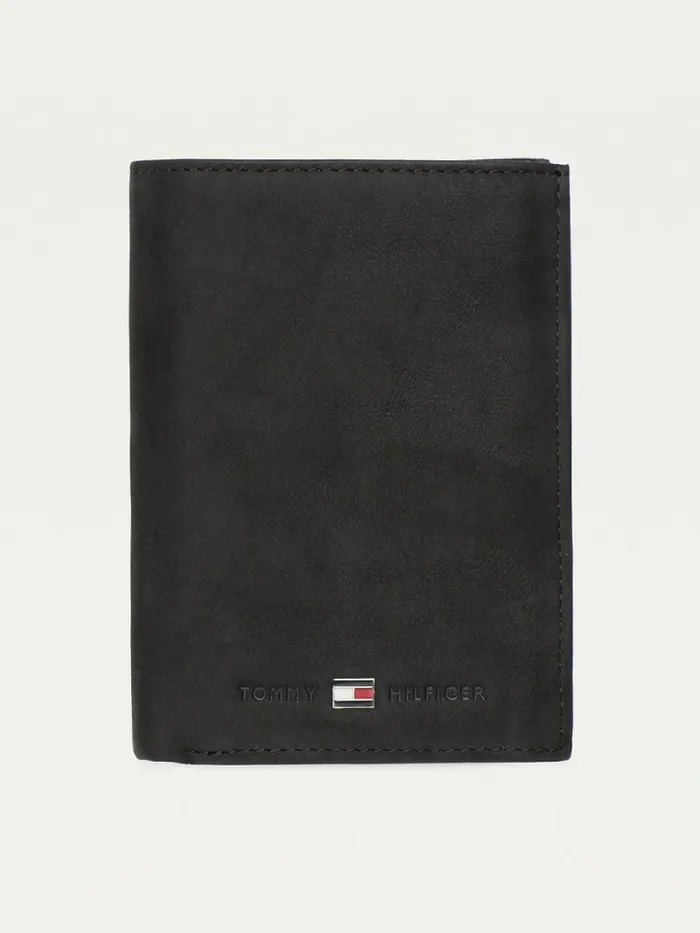 Tommy Hilfiger Portrait Trifold Wallet Black Mens Wallets and Card Holders Cheap On Sale Tommy Hilfiger Portrait Trifold Wallet Black Mens Wallets and Card Holders Cheap On Sale