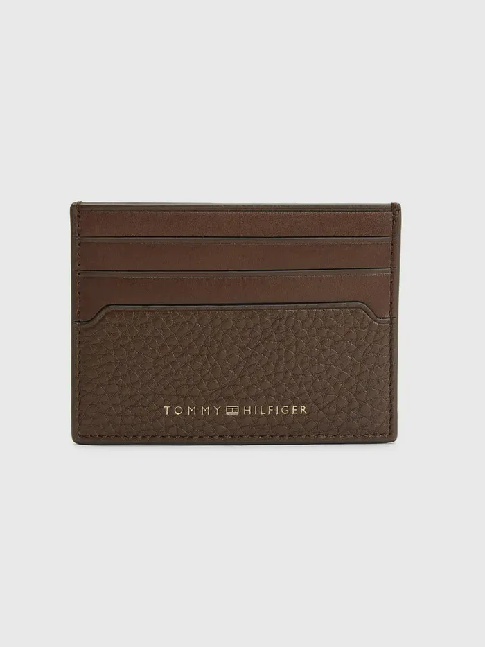 Tommy Hilfiger Premium Leather Credit Card Holder Brown Mens Wallets and Card Holders Sale Tommy Hilfiger Premium Leather Credit Card Holder Brown Mens Wallets and Card Holders Sale
