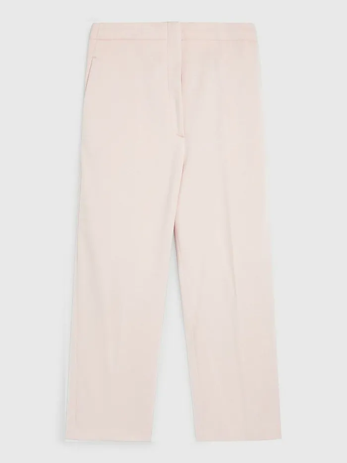 Tommy Hilfiger Prep Crest Tailored Ankle Trousers Whimsy Pink Womens CoOrds