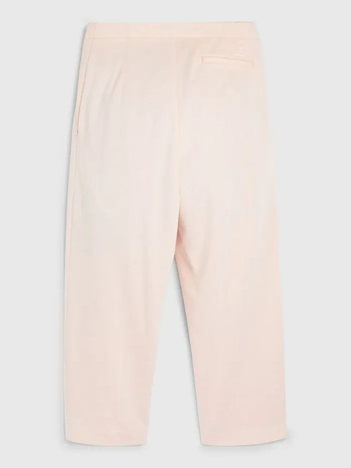 Tommy Hilfiger Prep Crest Tailored Ankle Trousers Whimsy Pink Womens CoOrds