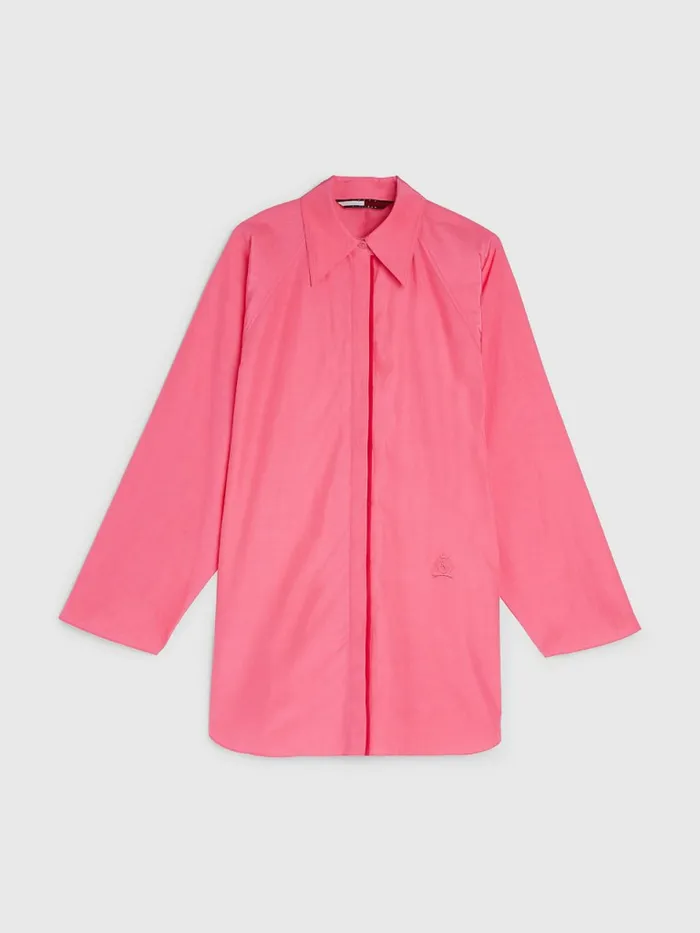 Tommy Hilfiger Prep Relaxed Fit Explorer Shirt Pink Splendor Womens Shirts and Blouses Sale
