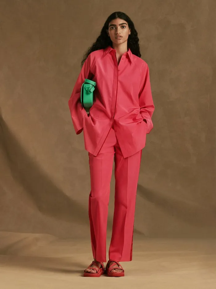 Tommy Hilfiger Prep Relaxed Fit Explorer Shirt Pink Splendor Womens Shirts and Blouses Sale