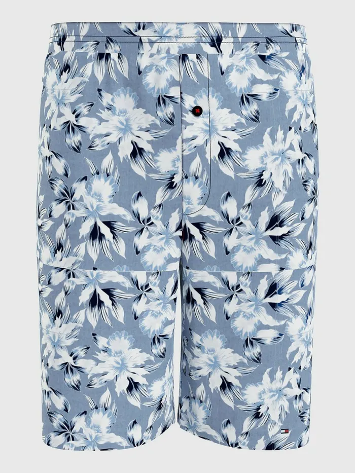 Tommy Hilfiger Printed Lounge Shorts Island Tropical Mens Loungewear and Nightwear Near Me