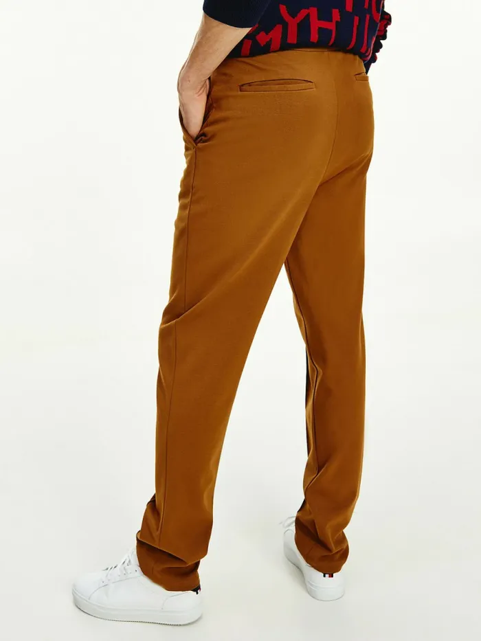 Tommy Hilfiger PullOn Relaxed Trousers Highland Khaki Mens Trousers