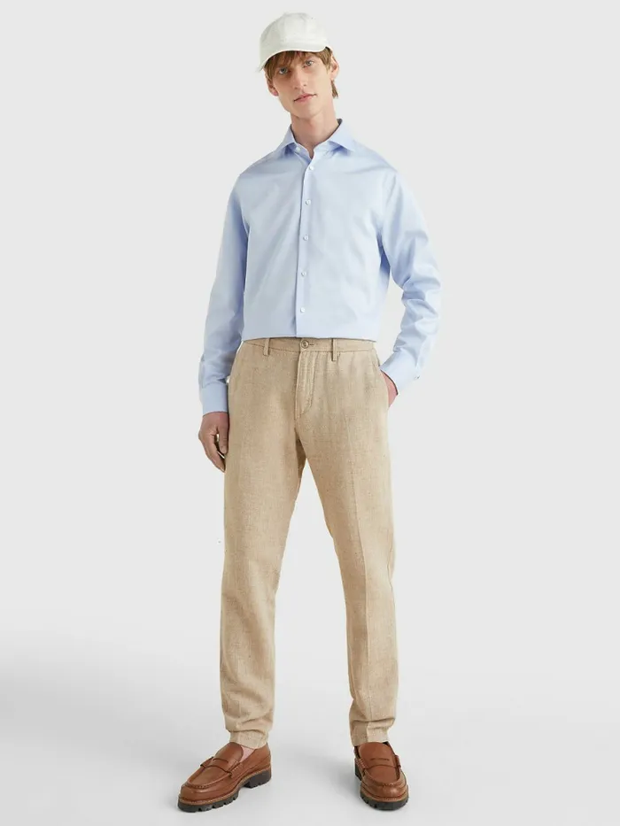 Tommy Hilfiger Pure Cotton Fitted Shirt Mens Shirts Gift Ideas