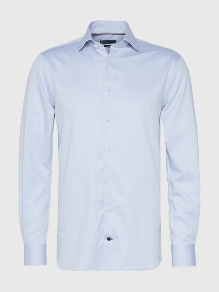 Tommy Hilfiger Pure Cotton Fitted Shirt Mens Shirts Gift Ideas