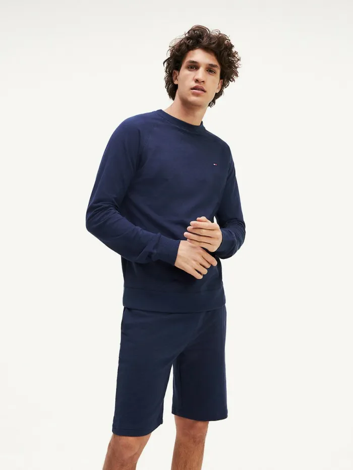 Tommy Hilfiger Pure Cotton Shorts Navy Blazer Mens Essentials Near Me