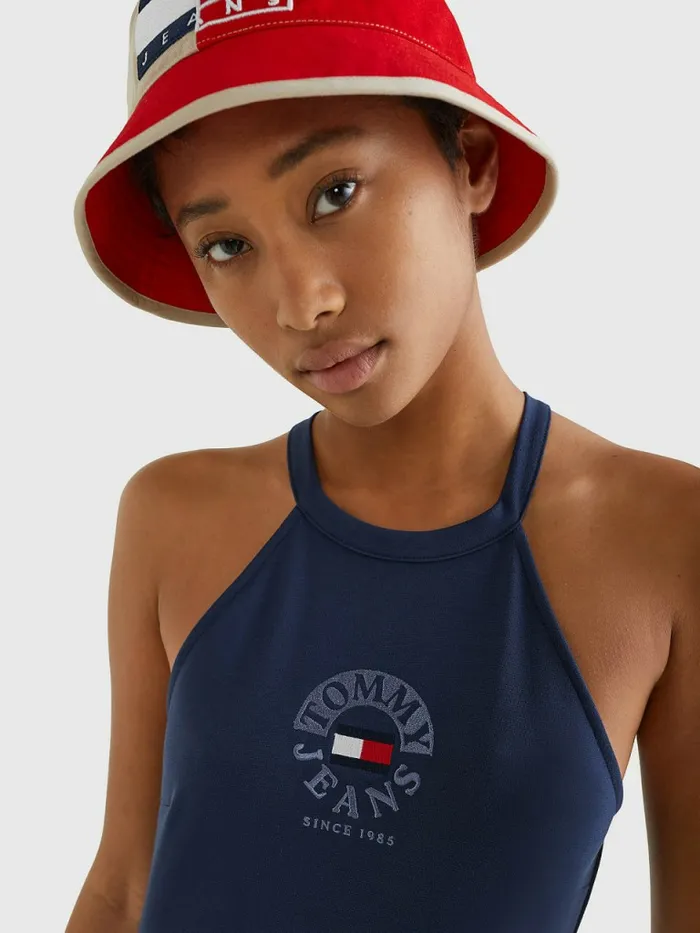 Tommy Hilfiger Racerback Bodycon Dress Twilight Navy Womens Dresses and Jumpsuits Gift 4 You