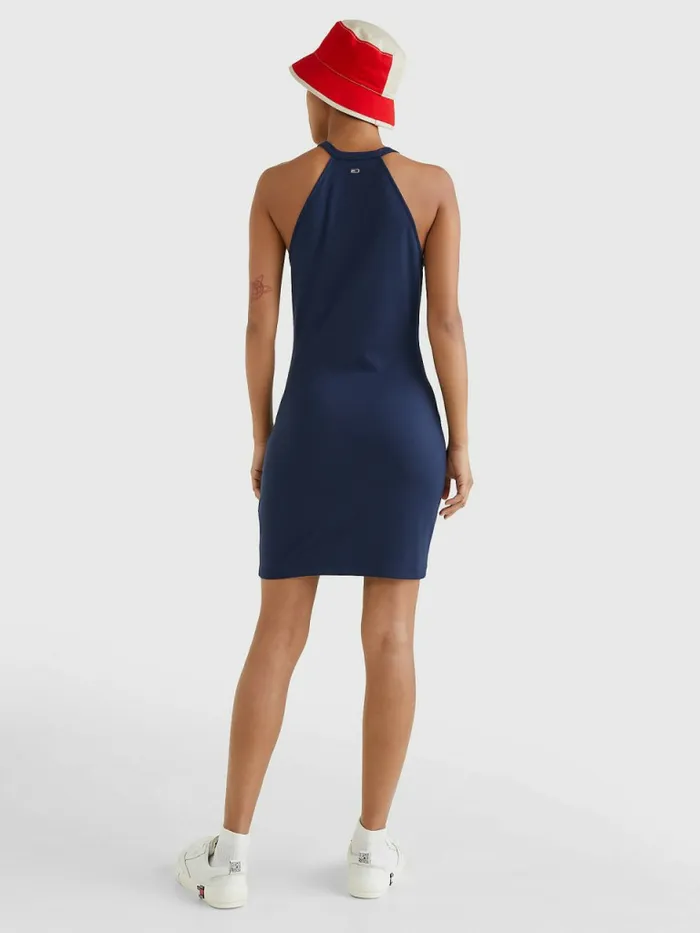 Tommy Hilfiger Racerback Bodycon Dress Twilight Navy Womens Dresses and Jumpsuits Gift 4 You