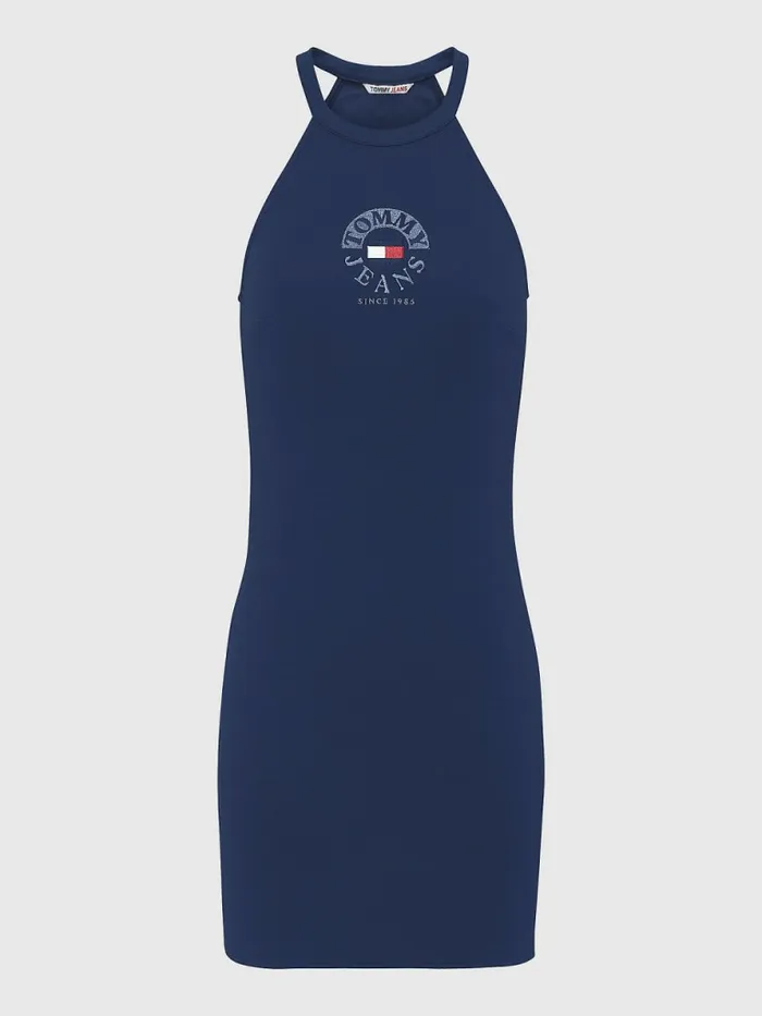 Tommy Hilfiger Racerback Bodycon Dress Twilight Navy Womens Dresses and Jumpsuits Gift 4 You