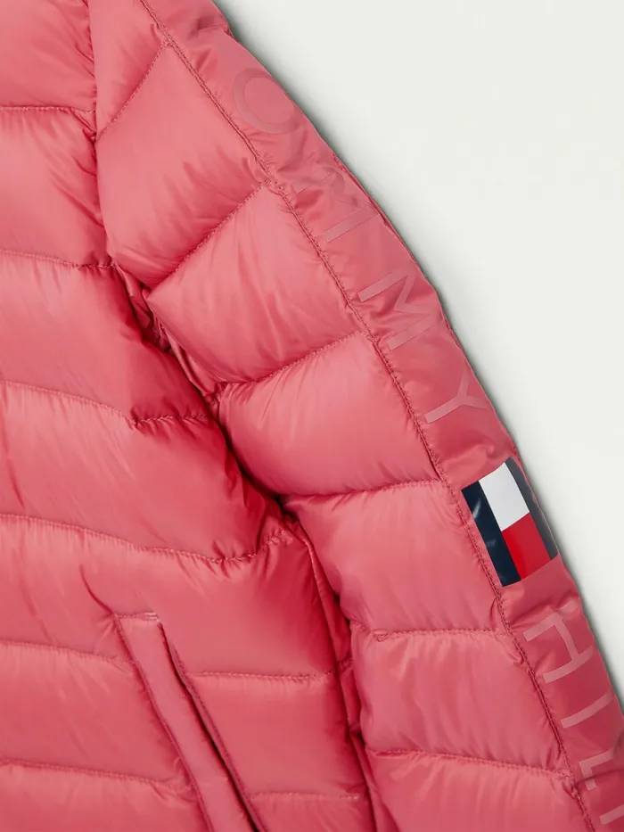 Tommy Hilfiger Recycled Down Jacket Deep Watermelon Boys Coats and Jackets Sale