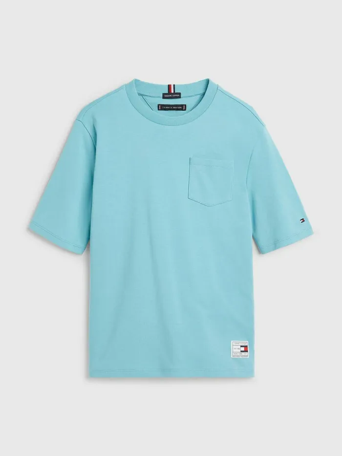 Tommy Hilfiger Relaxed Fit Badge TShirt Crest Boys TShirts and Polos Gift for Friend Tommy Hilfiger Relaxed Fit Badge TShirt Crest Boys TShirts and Polos Gift for Friend