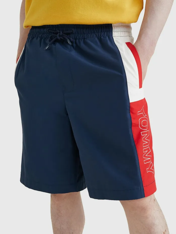 Tommy Hilfiger Relaxed Fit Basketball Shorts Twilight NavyMulti Mens Shorts For Sale Tommy Hilfiger Relaxed Fit Basketball Shorts Twilight NavyMulti Mens Shorts For Sale
