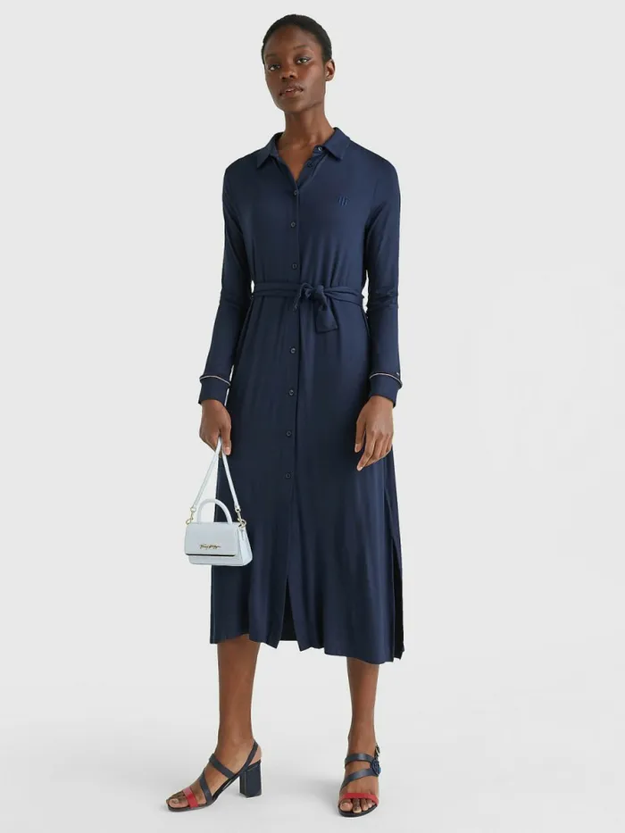 Tommy Hilfiger Relaxed Fit Midi Shirt Dress Desert Sky Womens Dresses and Jumpsuits Gift Ideas Tommy Hilfiger Relaxed Fit Midi Shirt Dress Desert Sky Womens Dresses and Jumpsuits Gift Ideas