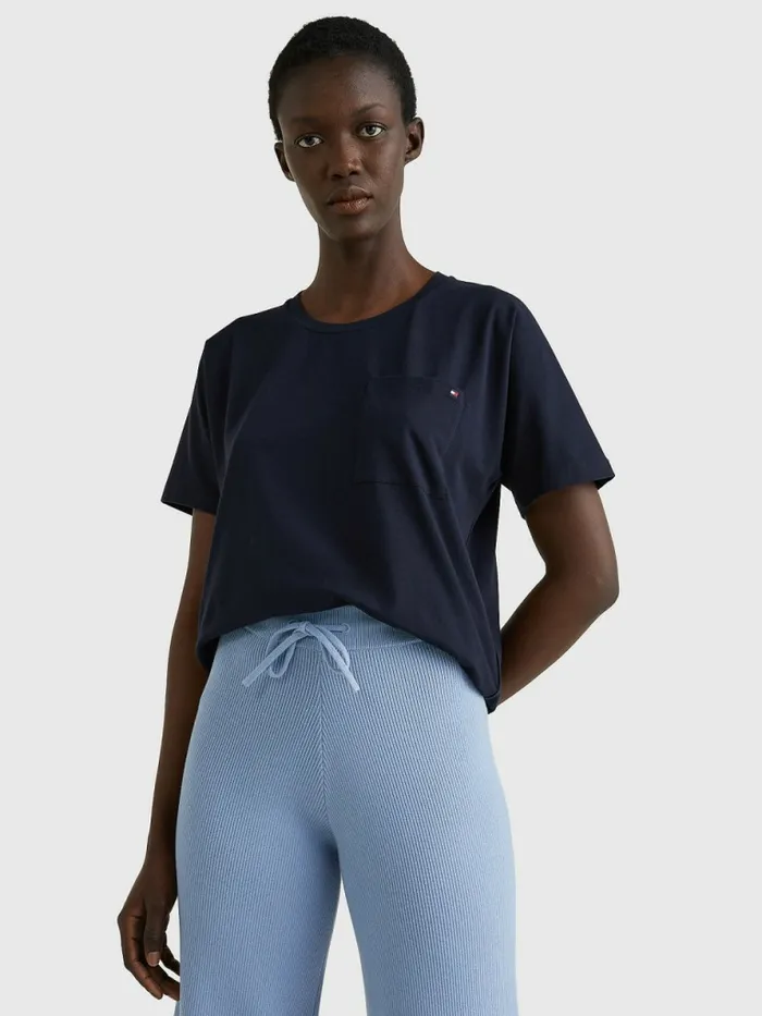 Tommy Hilfiger Relaxed Fit Round Neck TShirt Desert Sky Womens TShirts On Sale Tommy Hilfiger Relaxed Fit Round Neck TShirt Desert Sky Womens TShirts On Sale