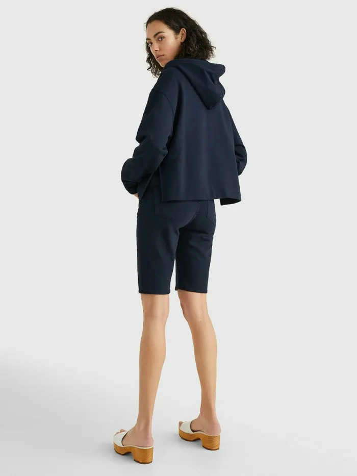 Tommy Hilfiger Relaxed Fit Script Logo Hoody Desert Sky Womens Sweatshirts and Hoodies Gift 4 You