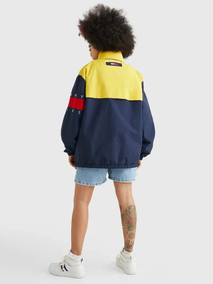 Tommy Hilfiger Reversible Chicago Windbreaker Twilight NavyMulti Mens Coats and Jackets Gift Ideas