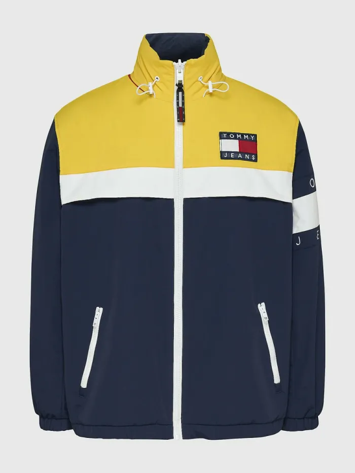 Tommy Hilfiger Reversible Chicago Windbreaker Twilight NavyMulti Mens Coats and Jackets Gift Ideas