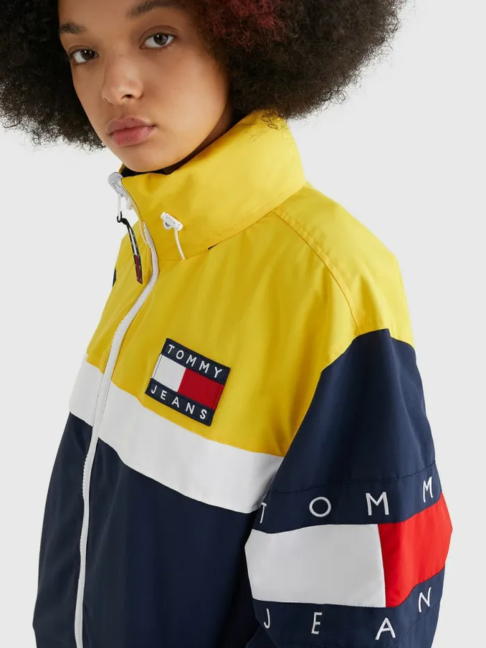 Tommy Hilfiger Reversible Chicago Windbreaker Twilight NavyMulti Mens Coats and Jackets Gift Ideas