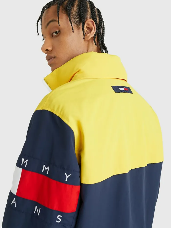 Tommy Hilfiger Reversible Chicago Windbreaker Twilight NavyMulti Mens Coats and Jackets Gift Ideas