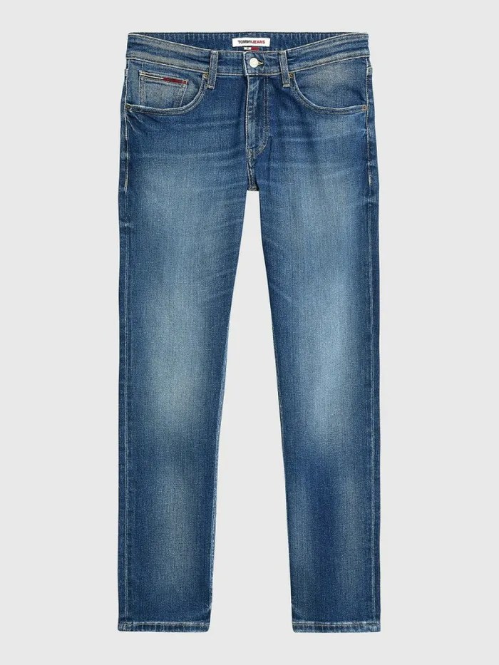 Tommy Hilfiger Ryan Straight Faded Jeans Denim Medium Mens Jeans Casaul