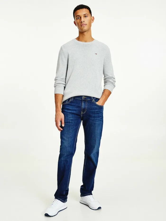 Tommy Hilfiger Ryan Straight Faded Jeans Sirocco Raw Comfort Mens Jeans On Sale