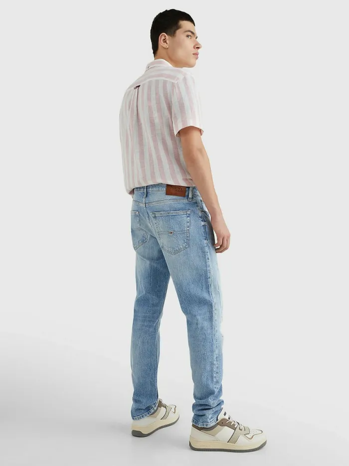 Tommy Hilfiger Scanton Slim Jeans Denim Light Mens Jeans Popular