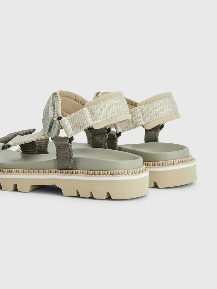 Tommy Hilfiger Serrated Sole Sandals Faded Willow Mens Sandals Sliders and Flip Flops Gift Ideas
