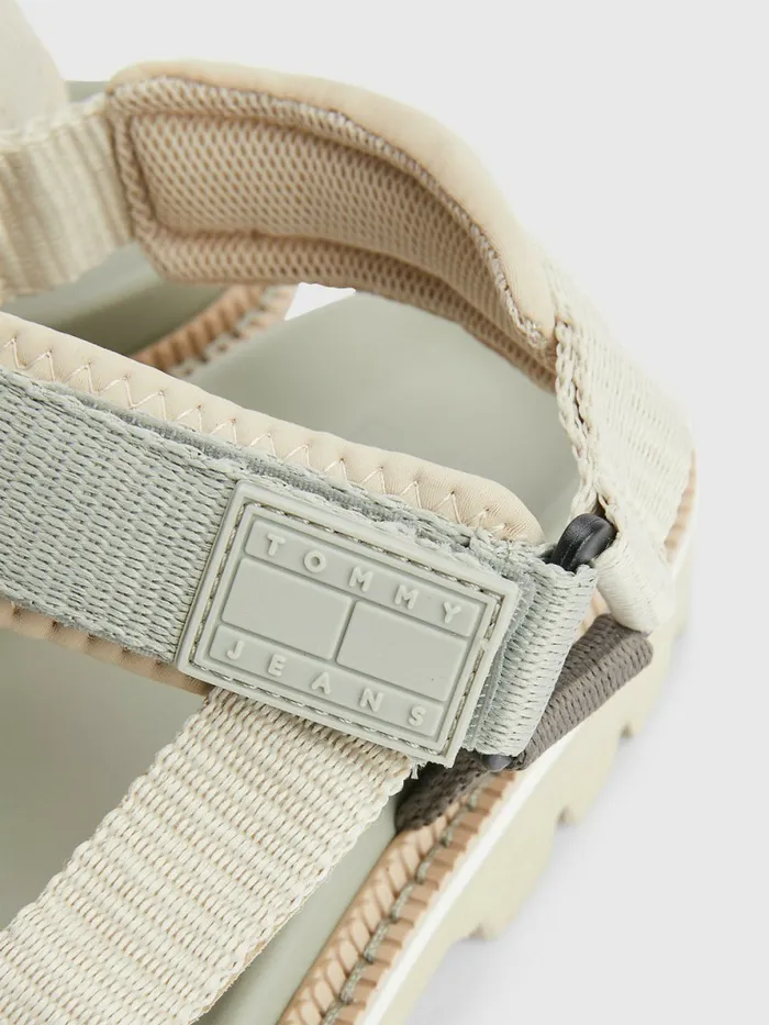 Tommy Hilfiger Serrated Sole Sandals Faded Willow Mens Sandals Sliders and Flip Flops Gift Ideas