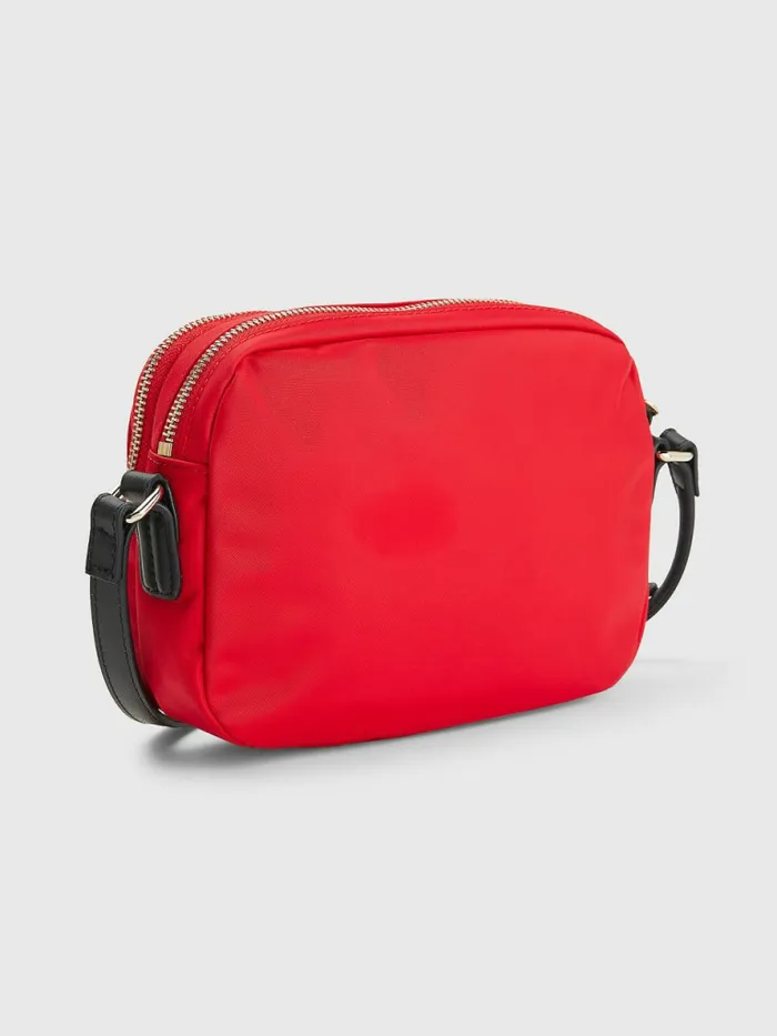 Tommy Hilfiger Signature Crossover Bag Red Corporate Womens Bags Near Me