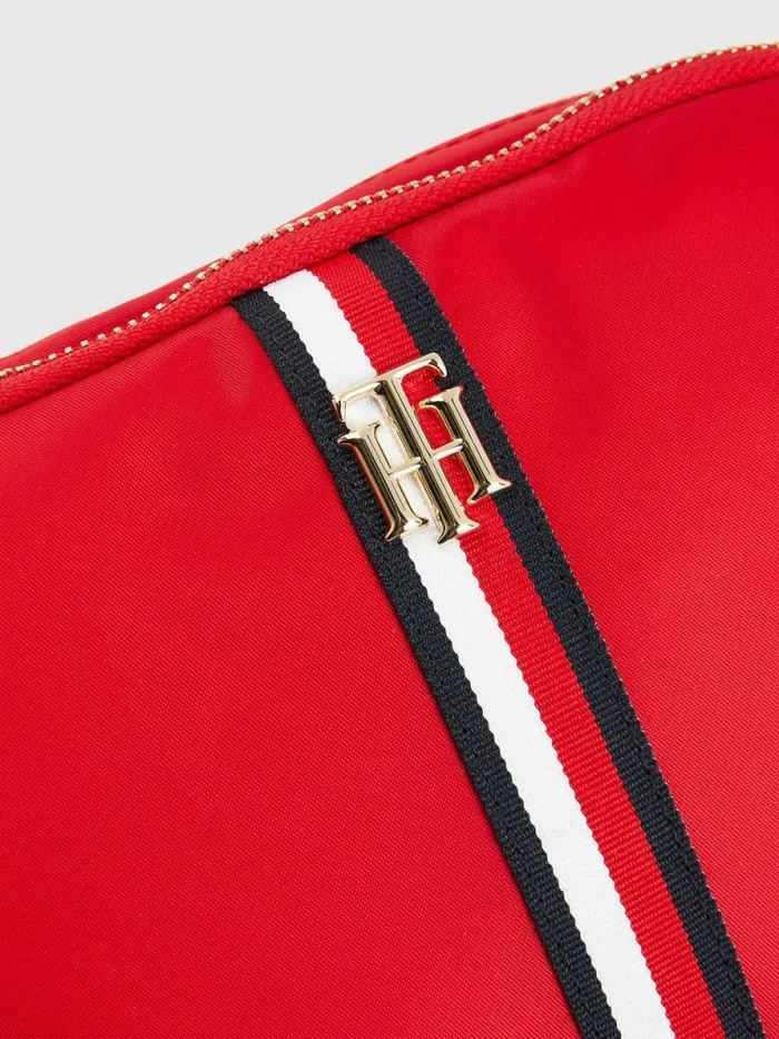 Tommy Hilfiger Signature Crossover Bag Red Corporate Womens Bags Near Me