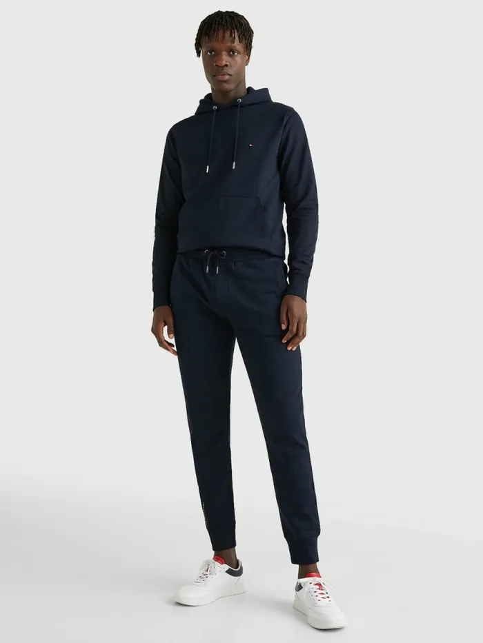 Tommy Hilfiger Signature Detail Joggers Desert Sky Mens Trousers
