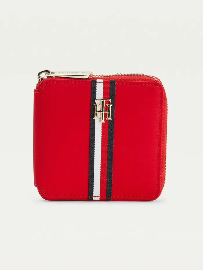 Tommy Hilfiger Signature Medium Zip Around Wallet Red Corporate Womens Wallets and Keyrings Gift 4 You Tommy Hilfiger Signature Medium Zip Around Wallet Red Corporate Womens Wallets and Keyrings Gift 4 You