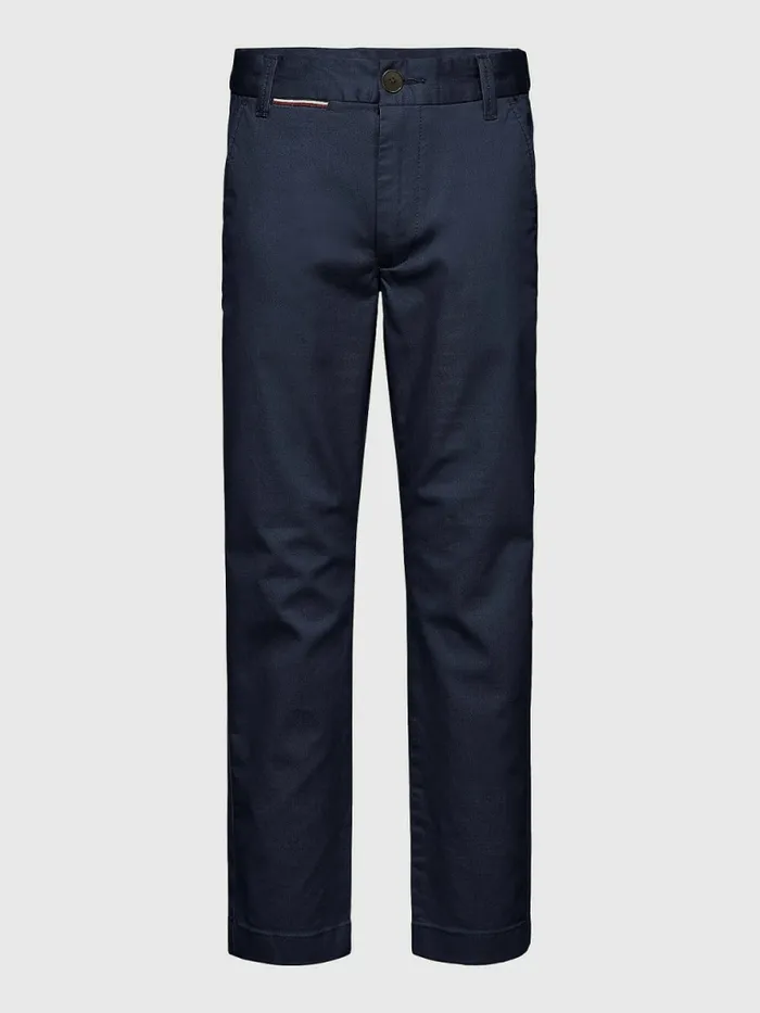 Tommy Hilfiger Signature Tape Stretch Chinos Twilight Navy Boys Trousers and Shorts Casaul Tommy Hilfiger Signature Tape Stretch Chinos Twilight Navy Boys Trousers and Shorts Casaul