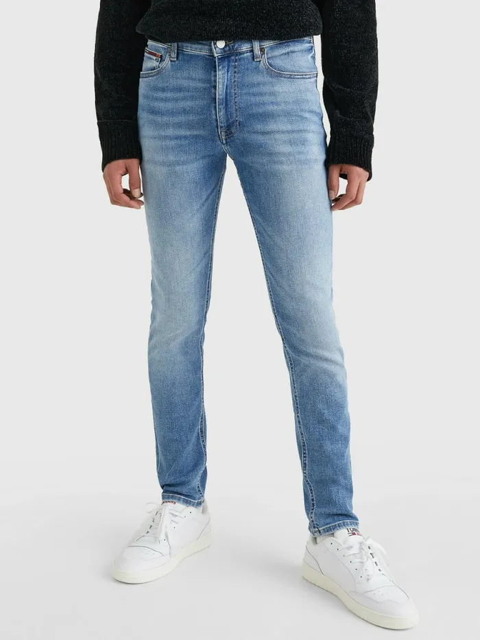 Tommy Hilfiger Simon Skinny Faded Jeans Denim Light Mens Jeans Near Me