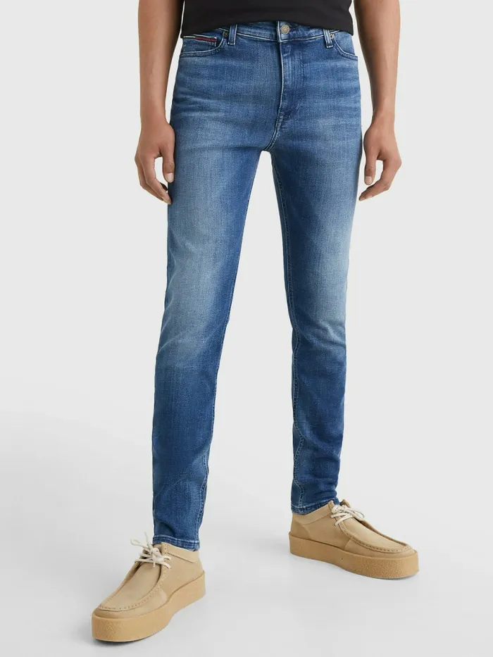 Tommy Hilfiger Simon Skinny Fit Faded Jeans Dynamic Jacob Mid Blue Stretch Mens Essentials Sale Tommy Hilfiger Simon Skinny Fit Faded Jeans Dynamic Jacob Mid Blue Stretch Mens Essentials Sale