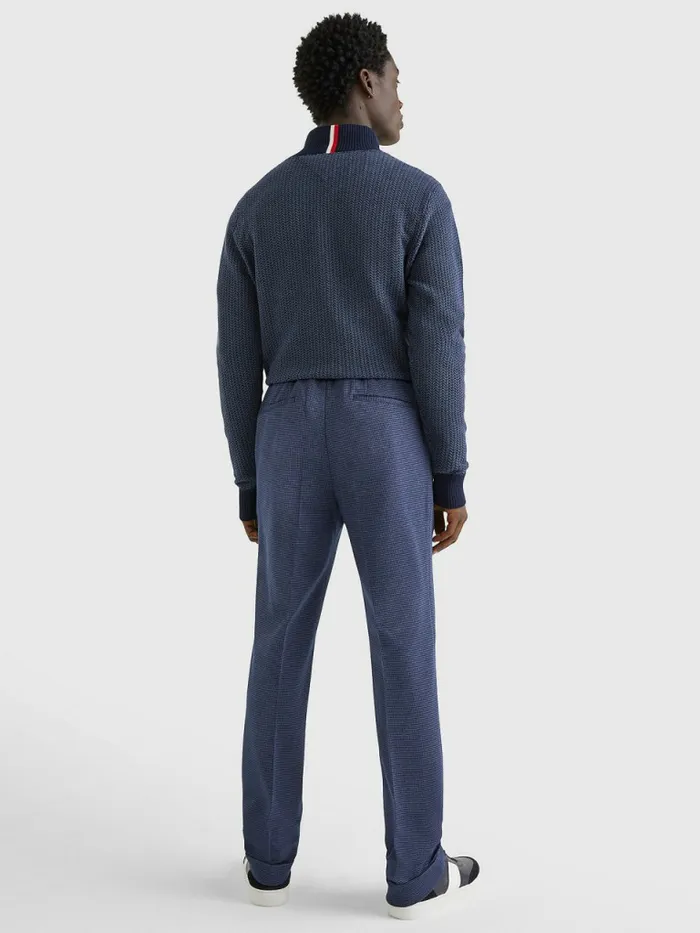 Tommy Hilfiger Slim Fit Drawstring Trousers Blue Mens Trousers