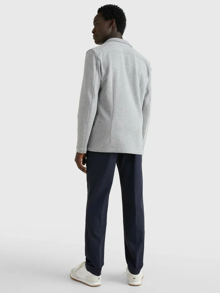 Tommy Hilfiger Slim Fit Shirt Jacket Grey Mens Blazers