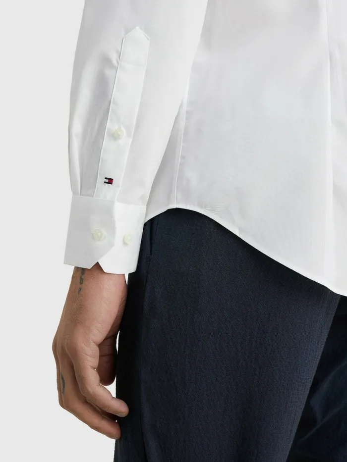 Tommy Hilfiger Slim Fit Stretch Cotton Shirt Mens Shirts Gift 4 You