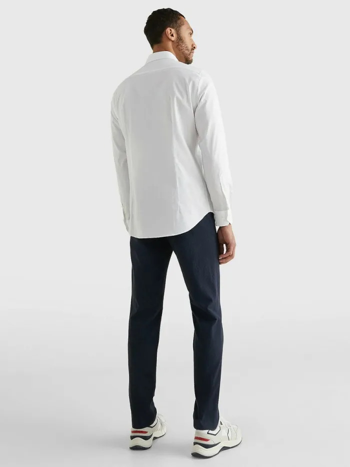 Tommy Hilfiger Slim Fit Stretch Cotton Shirt Mens Shirts Gift 4 You