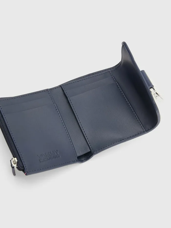 Tommy Hilfiger Small BiColour Flap Wallet Pink Alert Mix Womens Wallets and Keyrings For Sale