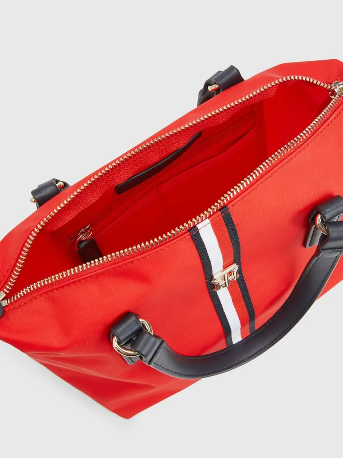 Tommy Hilfiger Small Signature Tote Red Corporate Womens Bags Popular