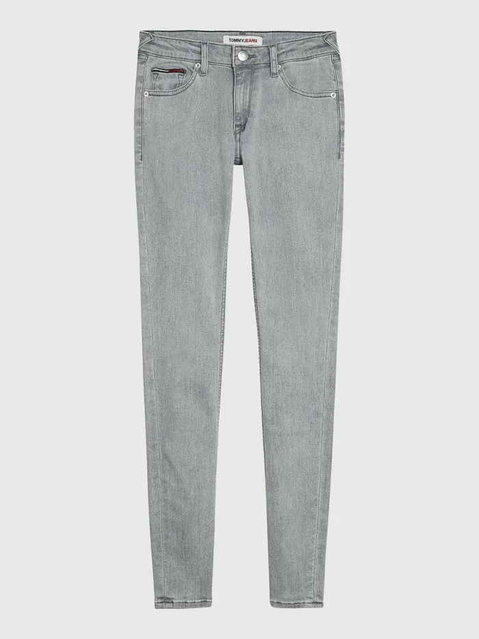 Tommy Hilfiger Sophie Low Rise Skinny Faded Jeans Denim Black Womens Jeans For Sale